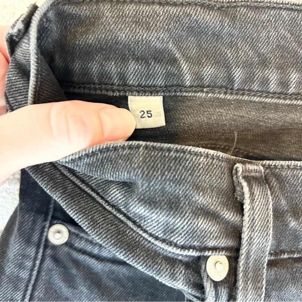 Citizens of Humanity Charlotte High Rise Straight Jeans Black Size 25